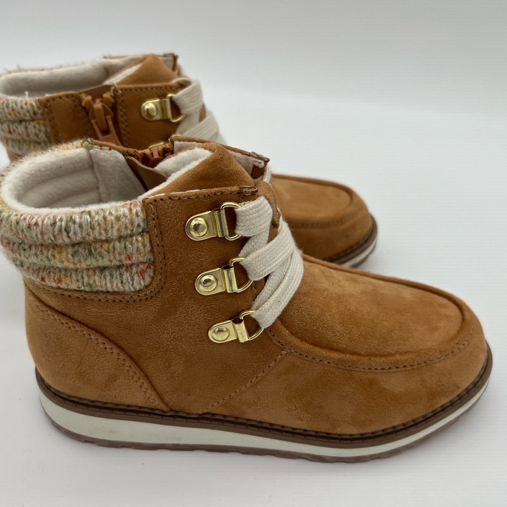 Toddler Girls' Herbie Booties Cognac - Cat & Jack